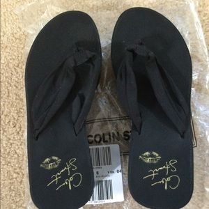 Size 8 Colin Stuart platform flip-flops. New never worn.